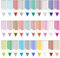 MWOOT 30 Stück Pfeil Form Magnet Lesezeichen, Bunte Bleistift Magnetic Bookmarks, Magnetische Buchklammern für Register, Buchliebhaber, Schüler, Lehrer, Partygeschenke, Geschenktüte (1,5x4,5CM)
