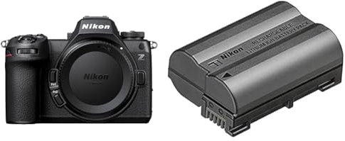 Nikon Hybride Z6III, boitier Nu, Plein Format 24,5 MP, vidéo 6K, jusqu'à 120 i/s, écran Tactile et orientable + Batterie Rechargeable Haute capacité Lithium-ION EN-EL15c