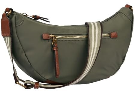 camel active Damen Umhängetasche aus Nylon Khaki, Womenswear-S