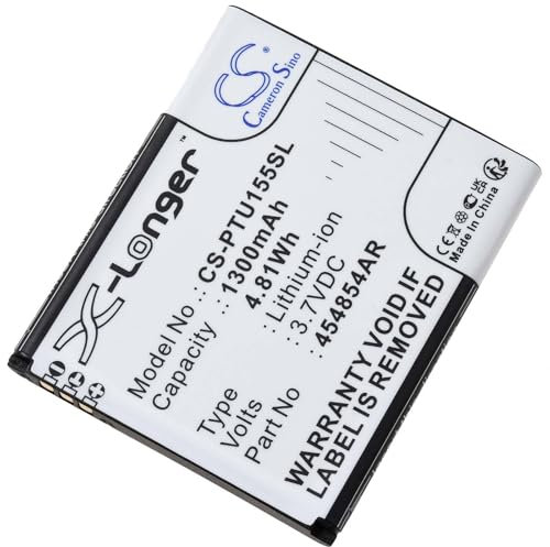 Batterie Li-Ion pour téléphone portable Panasonic KX-TU550, 3,7 V,