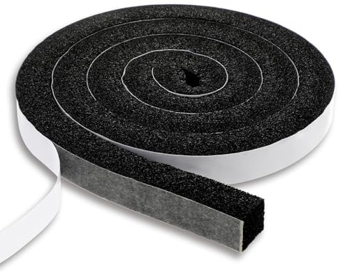 1 in X 1 in Window Seal Strip, Door Weather Stripping Tape Strong Adhesive Foam Insulation Tape Window Seal Weather Stripping Door Seal Strip Reduce Noise for Doors and Window