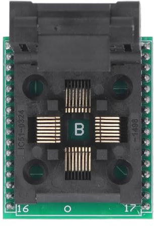 Mavaol TQFP-zu-DIP-Programmiersockel – 2,54-mm-Pin-Pitch-Adapter für QFP-, PQFP-, TQFP-IC-Chips – vielseitige Testhalterung für DIY-Projekte