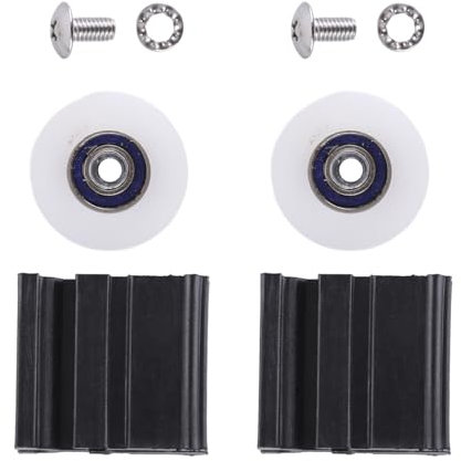 Halls Greenhouse Door Wheel Replacement for Kits 22mm Sliding Anti Aging Light Weight Long Service Life 2Pcs