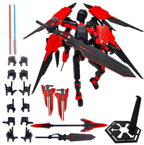 Zkgiftsdz (Montaje Completo T13 Action Figure Set, 3D Printed Action Figures, Dummy 13 Action Figure, for Collectors Desktop Decorations