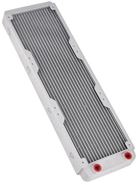 Aluminum Radiator Computer Water Cooling Liquid Heat Exchanger for High Power Dissipation Beauty Equipment Air Purifier 3D Printing LED, White (240mm) (360mm)