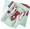 Manicura Conjuntos Clavos Nippers Set 4pcs Pedicura Acero Inoxidable Set Cutícula Con Empujador