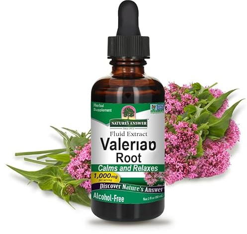 Natural's Answer Valerian Root Liquid Extract, Non-GMO, Gluten Free, 60 ml
