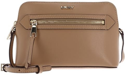 DKNY Women's Bryant Ave Mid Flap Crossbody, Cappucino