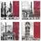 ARTLAND Wanddeko Leinwand Bilder Set 4tlg. je 40x40 cm Quadratisch Wandbilder Architektur Gebäude Kunst New York Paris Berlin London K2LR