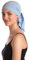 Deresina Headwear Unisex Extra grobes Bambus Bandana, Multifunktionale Kopfbedeckung, Bambus Chemo Kopftuch, weich dreieckiges Bandanas (Sky Blue)
