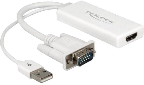 Delock VGA zu HDMI Adapter mit Audio 62460