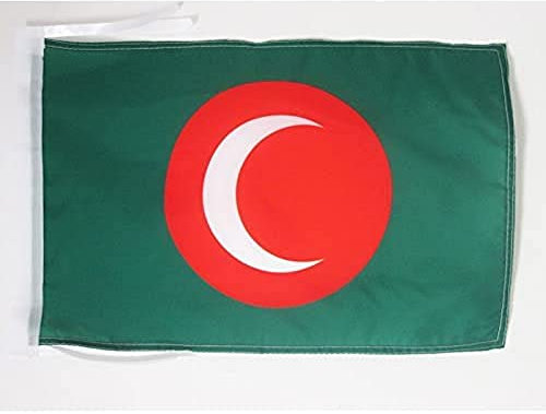 AZ FLAG - Drapeau Royaume du Kurdistan 1921-1924 - 45x30 cm - Pavillon Kurd 100% Polyester Avec Deux Cordelettes - 20g