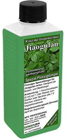 GREEN24 Jiaogulan-Dünger NPK Voll-Dünger für Kraut der Unsterblichkeit, Gynostemma pentaphyllum Pflanzen in Haus & Garten düngen