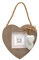 Chic & Shabby Single Grey Wooden Hanging Heart Photo Frame by Langs