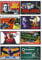 Hammer Horror Film Poster Fridge Magnets - Set of 8 large fridge magnets No.1