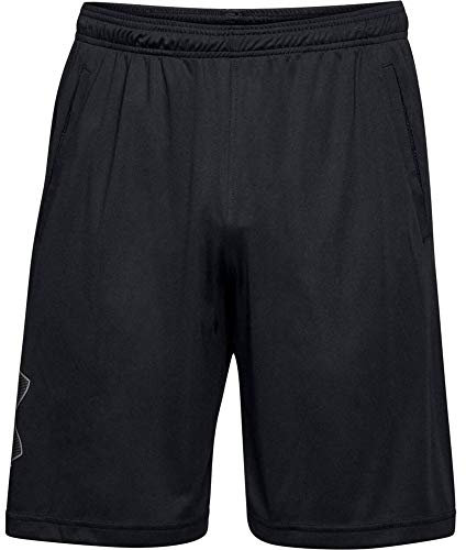 Under Armour Men's tech Graphic Short, Black (001)/Graphite, XXX-Large
