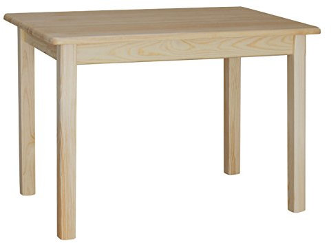 k koma Massiver Kiefernholztisch, lackiert – langlebige Schutzschicht, 120 x 70 cm