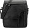 LEABAGS Leder Umhängetasche Herren & Damen I Echtleder Laptoptasche bis 13 Zoll I Messenger Bag mit Schultergurt I Schultertasche I Arbeitstasche I Tragetasche I Handtasche I Nappa Schwarz