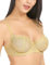 WingsLove Women's Balconette Bra Half Cup Non-Padded Minimiser Bra Wired Floral Lace Plus Size（Pale Dawn 40C）