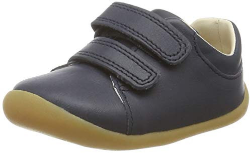 Clarks Roamer Craft Toddler Leather Shoes in Navy Size 5.5