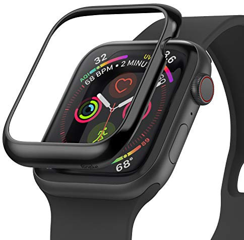 Ringke Bezel Styling für Apple Watch 6 44mm Hülle Edelstahl Gehäuse Schutz Lünette Ring [Kompatibel mit Apple Watch SE, Series 5,4] - AW4-44-03