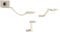Kerbl Kletterwand Mount Everest (Farbe beige, max. Belastbarkeit 10 kg, 9-teilig, mit drei Trittbrettern, Katzenspielzeug) 81635