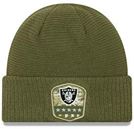 New Era Salute to Service Wintermütze - Oakland Raiders