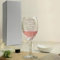 Custom Red/White Wine Glass with Personalised Message Gift for Birthday/Wedding