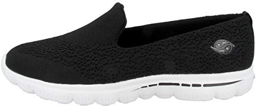 Dockers by Gerli Damen Slipper, Frauen Slip On,College Schuhe,Businessschuhe,Anzugschuhe,elegant,Office,büro,Freizeit,schwarz,38 EU