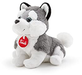 Puppy Husky Trudi | Plüschwelpen aus der Trudi-Kollektion. Geschenkidee zu Weihnachten oder Geburtstag | 15x18x18cm Größe S | Puppies Plüschtier | Modell TUDE7000