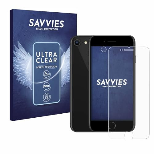 Savvies 18 Pack Screen Protector compatible with Apple iPhone SE 2 / SE 3 (Front + cam) Protection Film Clear