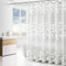 Kaxich Rideau de Douche EVA Anti-moisissure, Imperméable Rideau de Bain Semi-Transparent Lavable 3D Rideau de Salle de Bain avec 12 Anneaux de Rideaux, 180 x 200 cm