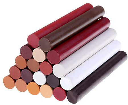20 stück Möbel Reparatur für Mobelkratzer-Klassische Farbe Möbel Touch Up Reparatur Buntstifte Kit-Boden Füllstoff Reparatur Stick-für Boden Tisch Tür Schrank Arbeitsplatte Laminat Möbel Scratch