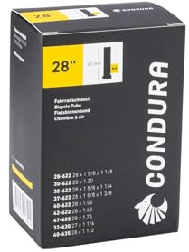 Condura Schlauch 28x1,1Zoll 28-622mm 700x28C Rennrad 28 Schraderventil AV 40mm