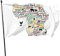 Dekoration Flagge Karte Von Afrika Fahnen Robuste Fahnenkette Flaggen Doppelt Genäht Flaggen Für Haus Veranda Bar 90X150Cm
