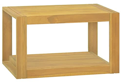 ZEYUAN Wand-Badschrank, Bad Kommode, Badezimmer Möbel, Badzimmer Schrank, Bad Schrank, Hängeschrank, Wandschrank, 60x45x35 cm Massivholz Teak