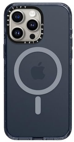 CASETiFY Impact Case for iPhone 15 Pro Max [4X Military Grade Drop Tested / 8.2ft Drop Protection/Compatible with Magsafe] - Classic Blue