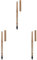 essence SUPERLAST 24h eyebrow pomade pencil waterproof, Eye Pencil, Augenbrauenstift, 24 Stunden Halt, Nr. 10 blonde, nude, vegan, wasserfest, Mikroplastik Partikel frei (0,31g) (Packung mit 3)
