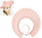 Baby Shower Cap Bath Visor Protection Silicone Adjustable Safe Shower Bathing Cap for Infants Toddler Baby Kids Children (6 Months-12 Years old, Pink)