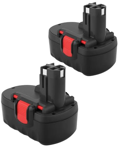 Exmate PSR18 GSR18 - Batería para Bosch 2607335536 2607335535 2607335277 2607335277 2607335278 BAT025 BAT026 BAT181 BAT160 BAT189 0 523 18 53518 3860K 1644K