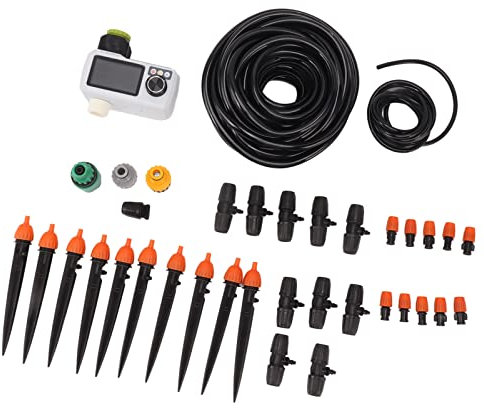 Tyenaza Sprinkler-Timer, Automatischer Sprinkler-Timer, G3/4-Außengewinde, IP68, Handbewässerung, Bewässerungssteuerung Für Regentonne, Tropfbewässerung, Garten Im Freien