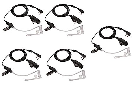 Auricolare, K Head 2 Pin Riduzione del Rumore Elettronica Video Portatile CB Radio bidirezionale Accessori Cuffie Microfoni Radio bidirezionale con Microfono per Quansheng TYT MYT PuXing Baiston 5