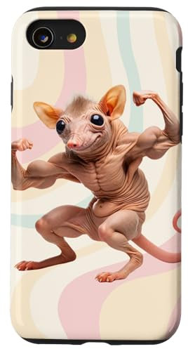 Muscly Rat Case iPhone SE (2020) / 7 / 8 Funny Phone Case