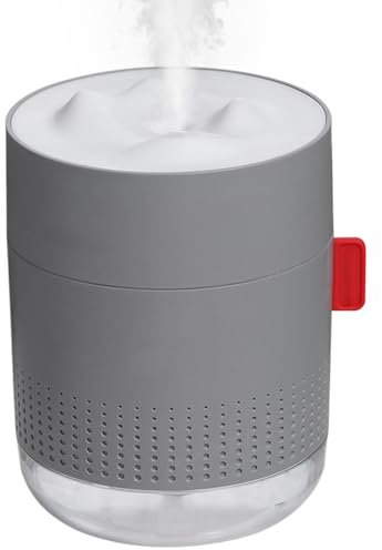Mini Humidifier, 500ml Humidifier for Bedroom Baby, Cool Mist Humidifiers Air Humidifier with Night Light, USB Desktop Humidifier for Home Baby Bedroom Gym Office Travel