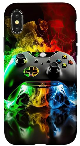 Hülle für iPhone X/XS Aesthetic Gamer Graphic Gaming Videospiele Jungen