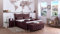 Boxspringbett Rixi 240x220, DS-Brombeere, 7-Zohnen Taschenfederkernmatratze, Ergoflex - Inklusive Aufbau - Deutscher Hersteller