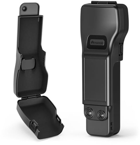 Amazear Gimbal-Objektivschutzabdeckung für DJI Osmo Pocket 3 Zubehör, DJI Pocket3 Kamerakappe Bildschirmlinsenschutz weiche Innenseite Harte Hülle
