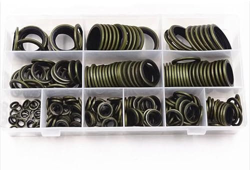 245 Stück Dichtungsringe Set:6-30MM Hydraulik Dichtringe mit Gummilippe mit Aufbewahrungsbox Hydraulik Dichtringe Set für Rohrverbindung Mechanisches Drucksyste