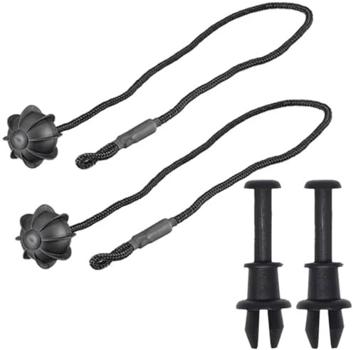 WOLWES Kompatibel Mit Skoda Für Scala 2019 2020 2021 Hutablage-Saitenhalter, Schwenk-Aufhänger-Clips Z5867769 5E5863634 6V6863634 3T5867769 3V5863634 Halteband Hutablage(1 Kit)