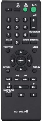 Replacement Remote For Sony RMT-D197P DVD Player DVP-SR170 DVP-SR760 DVP-SR160/SR15